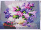 Purple Flowers - GemPaint Kit