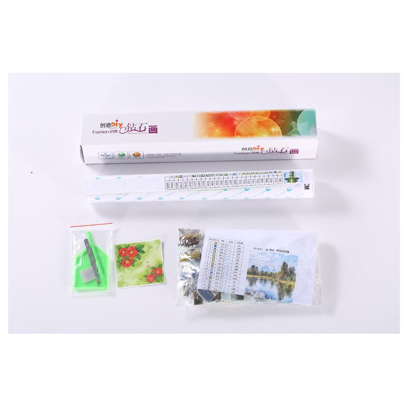 Purple Flowers - GemPaint Kit