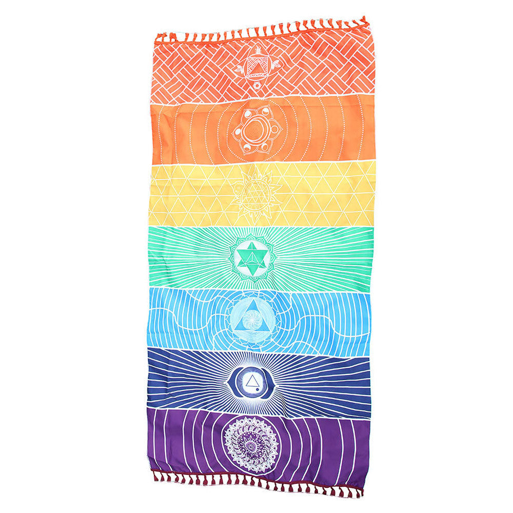 Yoga mat with the Seven Chakras - ChakraBalance