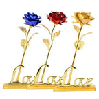 24k gold-plated rose | Including certificate and luxurious gift box