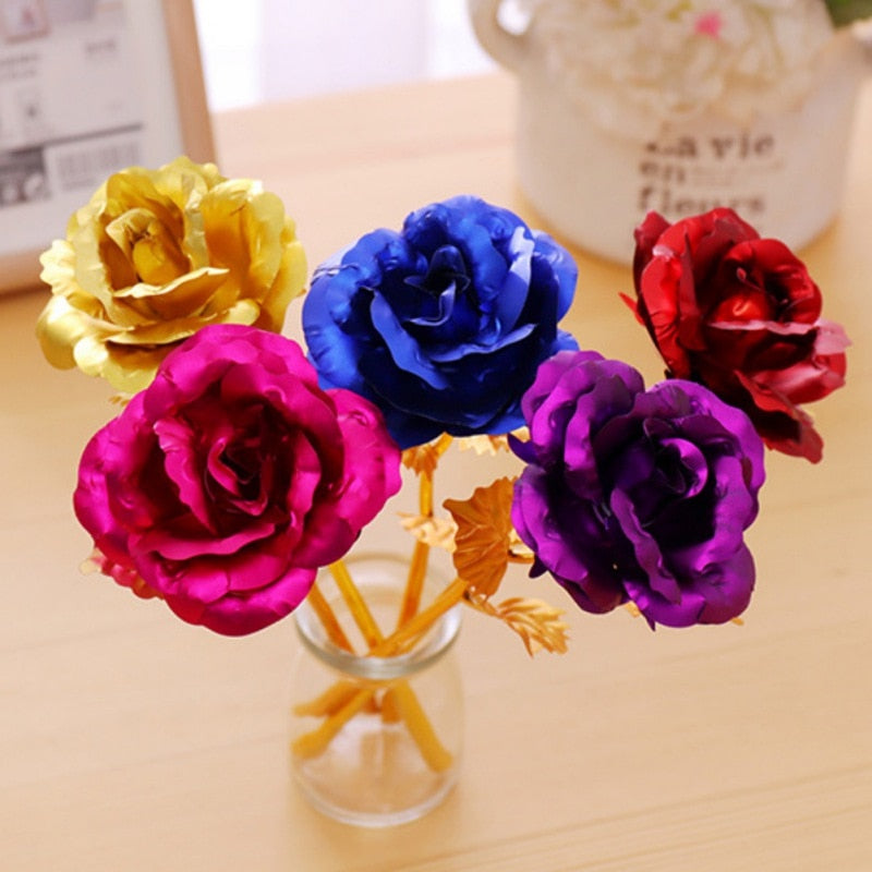 24k gold-plated rose | Including certificate and luxurious gift box