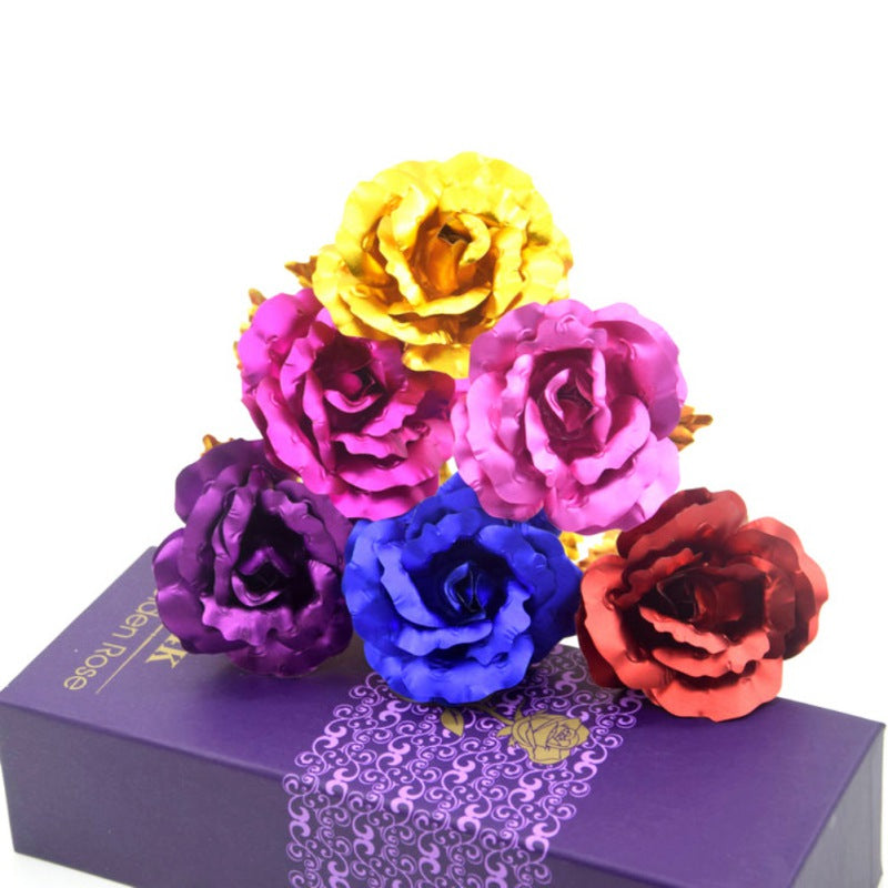 24k gold-plated rose | Including certificate and luxurious gift box