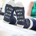 Premium Wine Cotton Socks Novelty Gift