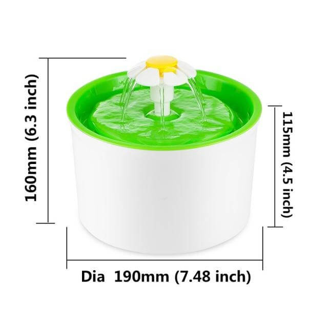 Automatic Flower Style Water Fountain for Pet