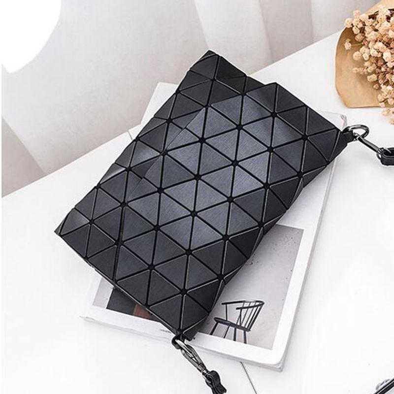 Abstract Geometric Matte Shoulder Bag