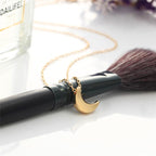 Mini Crescent Moon Pendant Necklace