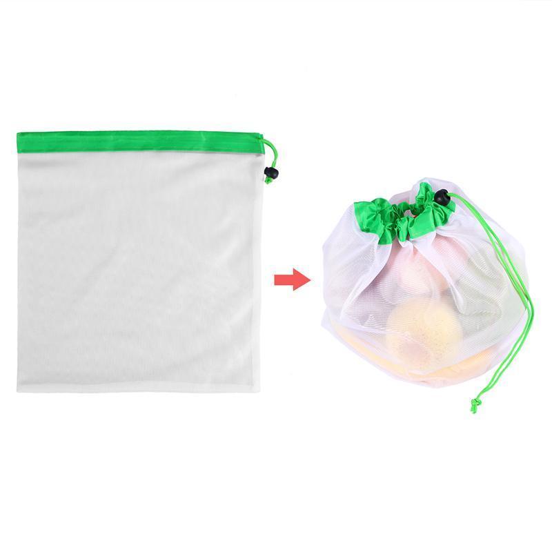 Waste Free Reusable Produce Bags 12PCS Grocery Washable Eco Friendly