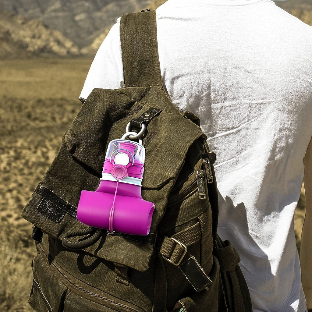 Premium Collapsible Silicone Water Bottle