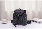 Luminous Geometric Backpack Women Bag Backpack