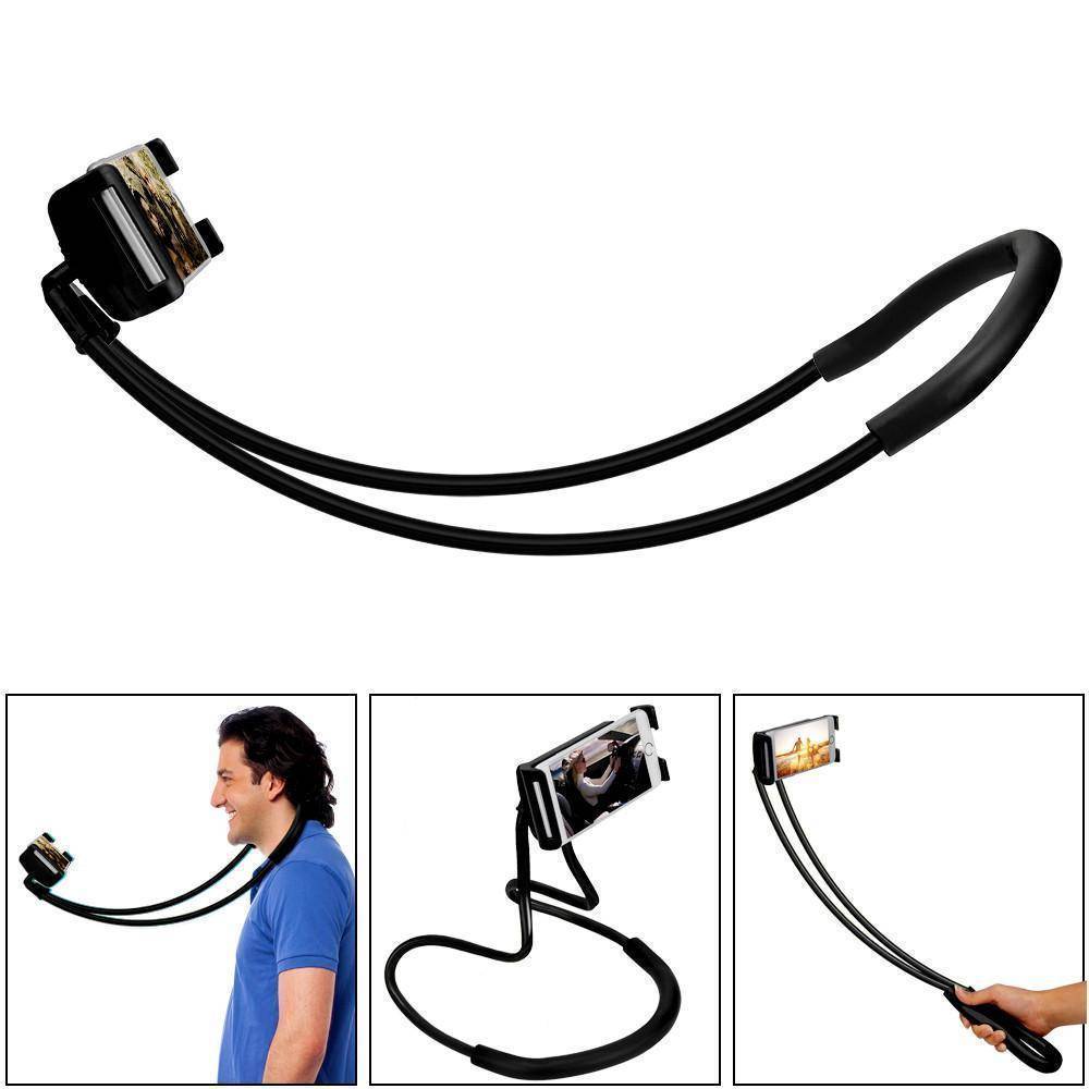 360 Degree Rotation Lazy Bendable Flexible Neck Phone Holder - iPhone Android