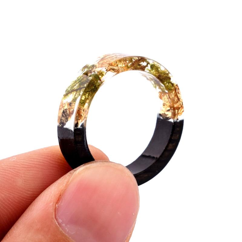 Flower Resin Rings
