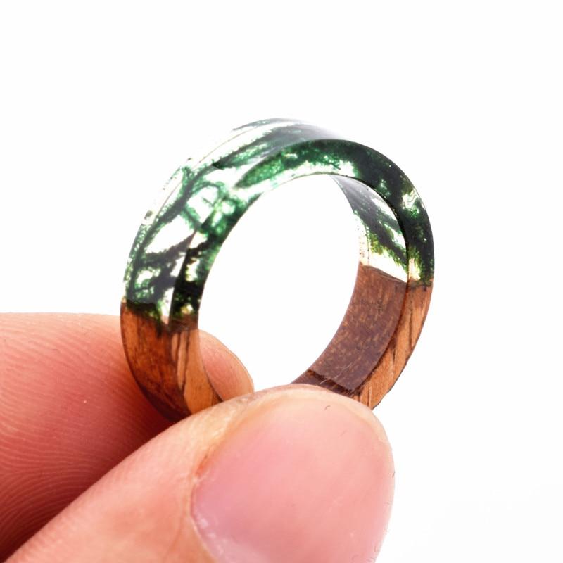 Flower Resin Rings