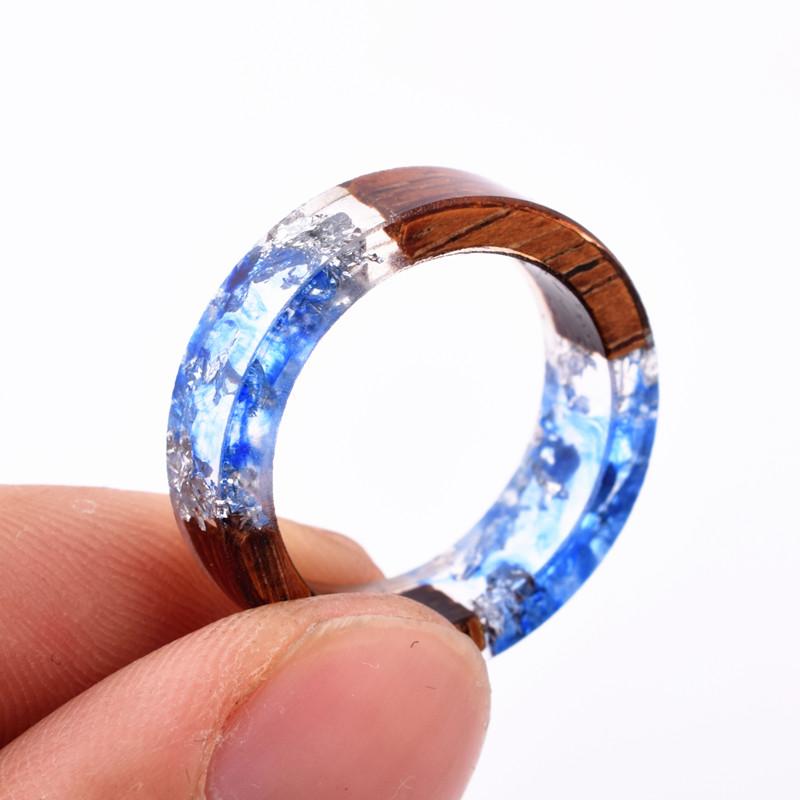 Flower Resin Rings