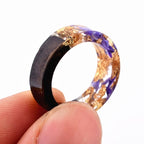Flower Resin Rings