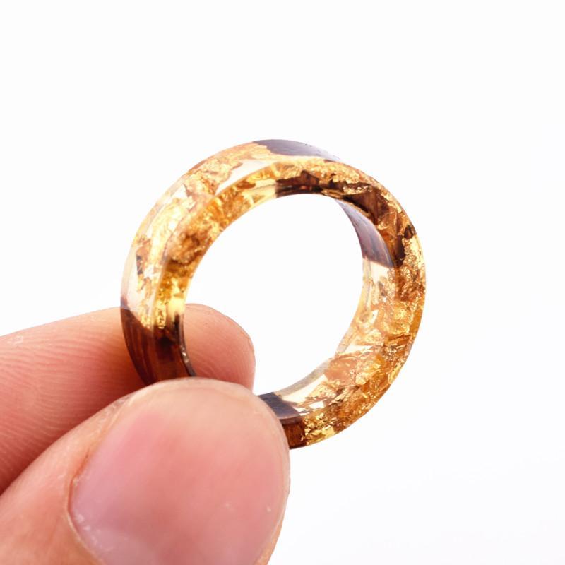 Flower Resin Rings