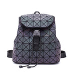 Luminous Geometric Backpack Women Bag Backpack