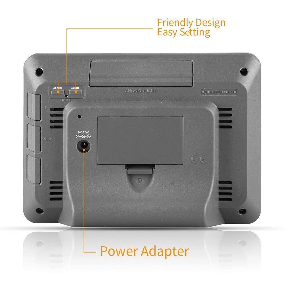 Personal Home Weather Station | Wireless Indoor/Outdoor Temperature & Humidity Monitor for Accurate Weather Forecasting