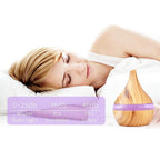 Wood Grain Electric Air Humidifier Ultrasonic Essential Oil Diffuser