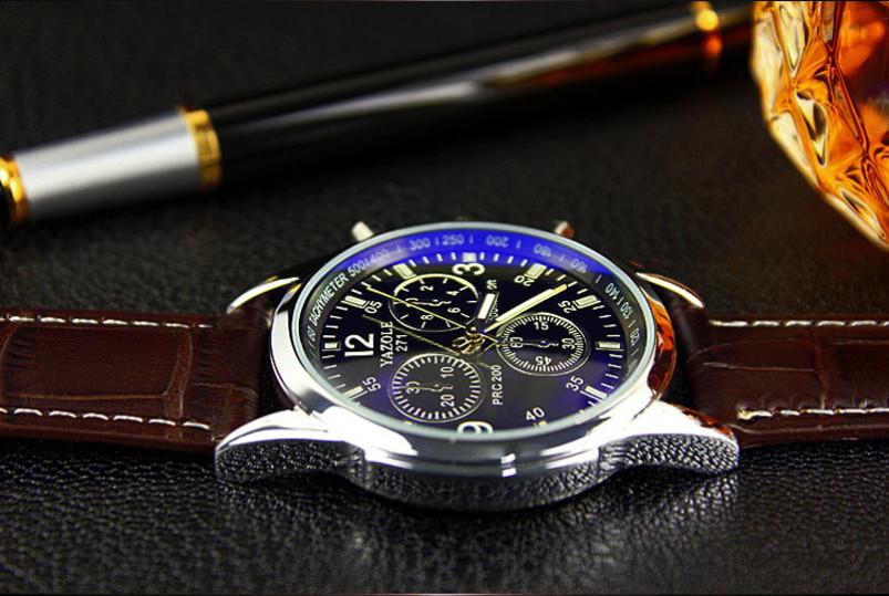 Blue Ray - Luxury Men's Quartz Wristwatch