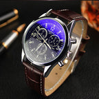 Blue Ray - Luxury Men's Quartz Wristwatch