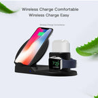 Fast Charge Wireless Charger For iPhone 3 In 1 Dock Station For Apple Watch Series 1 2 3 Airpods