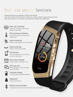 Fitband Smart Watch Waterproof Blood Pressure Oxygen Heart Rate Monitor Sport Bracelet