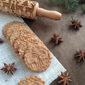 Engraved rolling pin for creative patterns