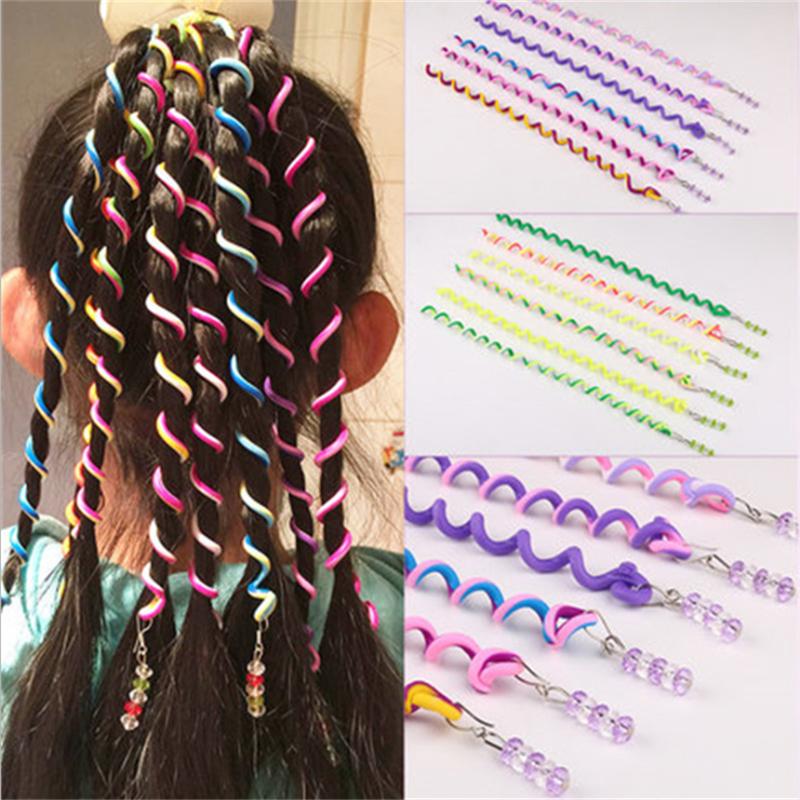 Kata - Rainbow Rolled Hair Braid Wraps