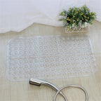 Anti-skid Bath Mat Soft Bathroom Massage Mat Suction Cup Non-slip Bathtub Carpet