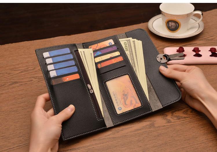 Karina - Modern Clasp Clutch Purse