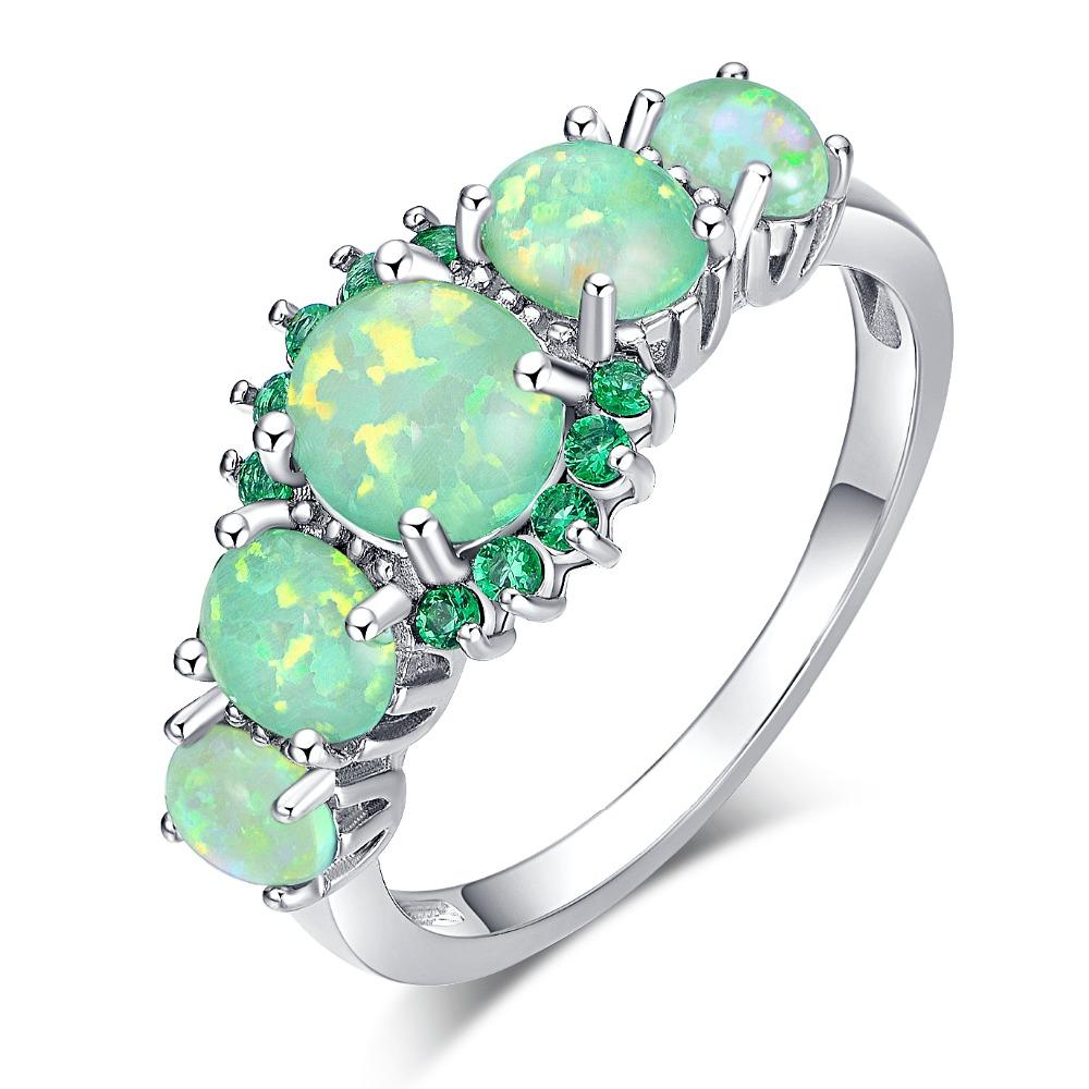 Lux - Fire Opal Garnet Ring