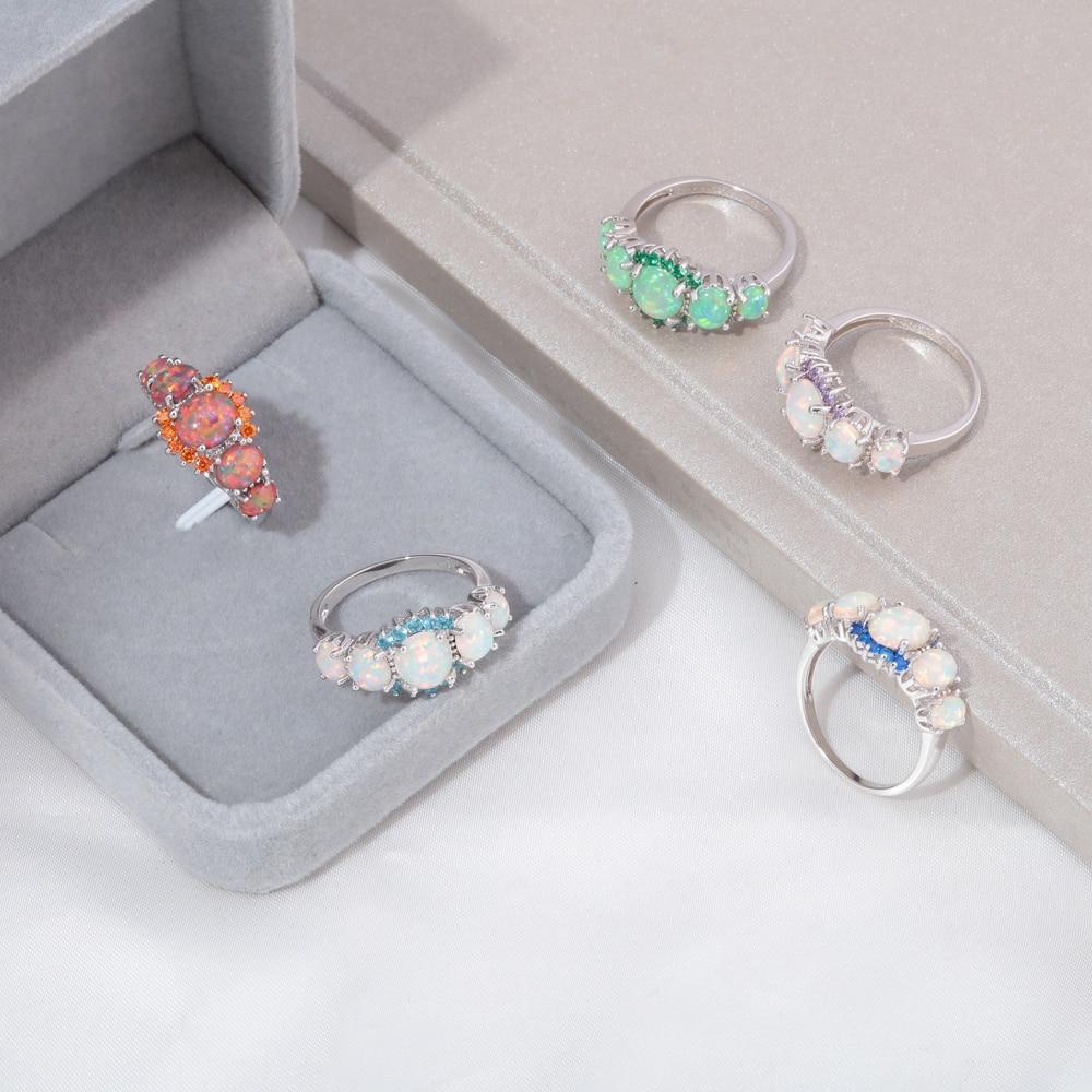 Lux - Fire Opal Garnet Ring