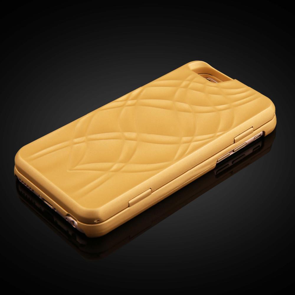 iPhone Case with Built-In Makeup Mirror, Card Slots, and Kickstand