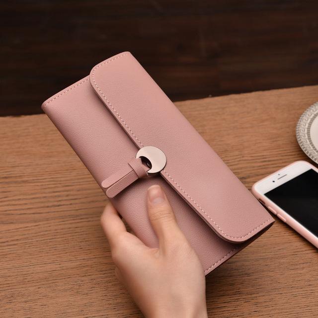 Karina - Modern Clasp Clutch Purse