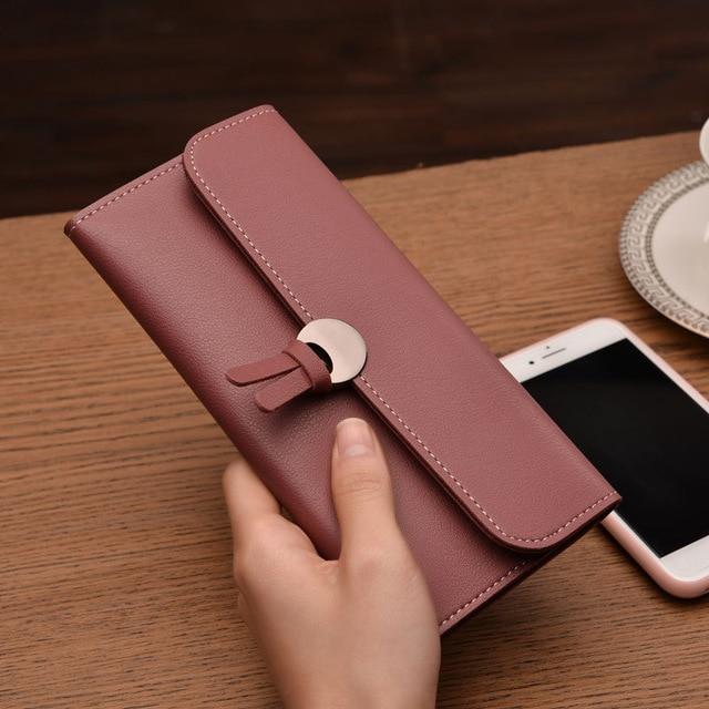 Karina - Modern Clasp Clutch Purse