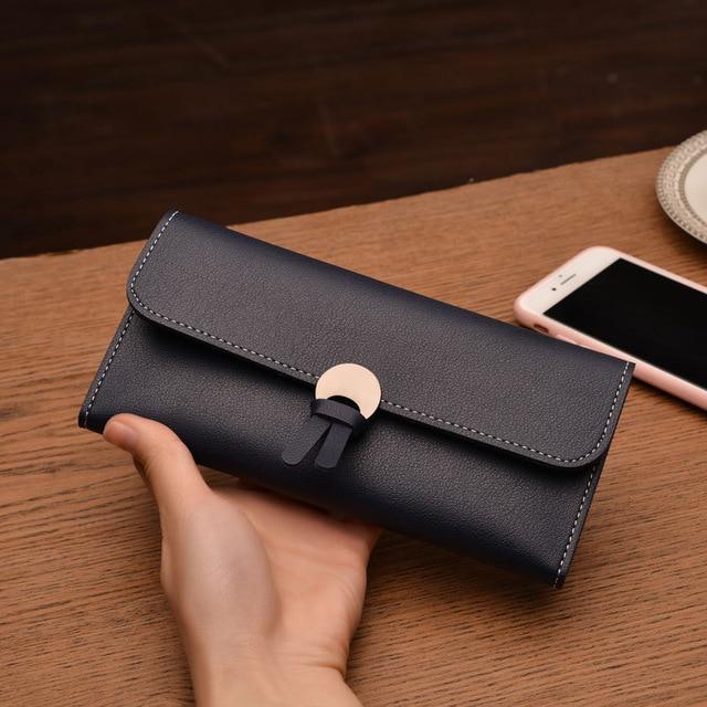 Karina - Modern Clasp Clutch Purse