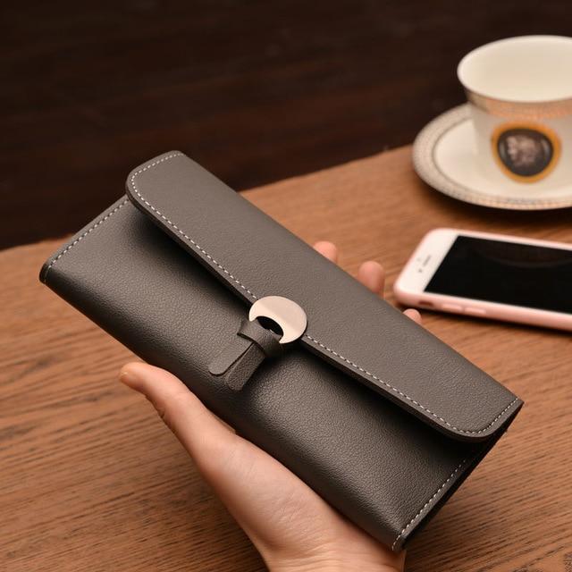 Karina - Modern Clasp Clutch Purse