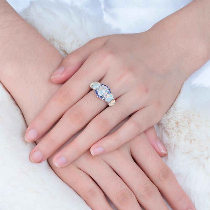 Lux - Fire Opal Garnet Ring