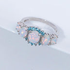 Lux - Fire Opal Garnet Ring