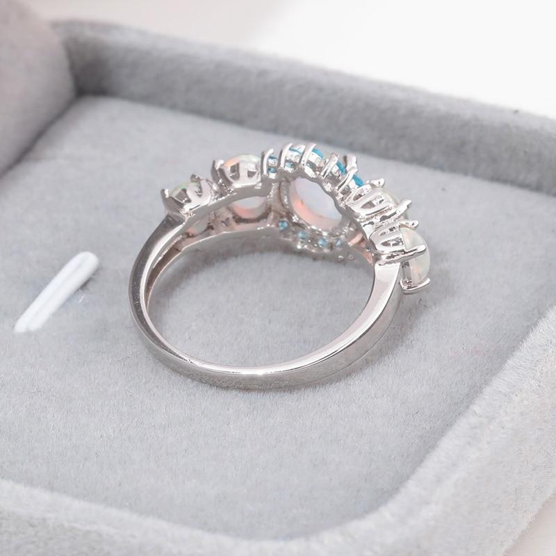 Lux - Fire Opal Garnet Ring