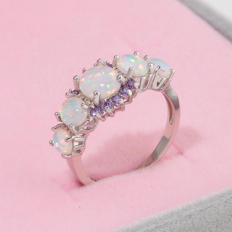 Lux - Fire Opal Garnet Ring