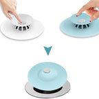Sink and Tub Drain Stopper With Strainer
