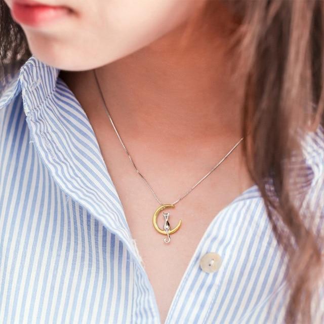 Kat - Moon Swing Necklace