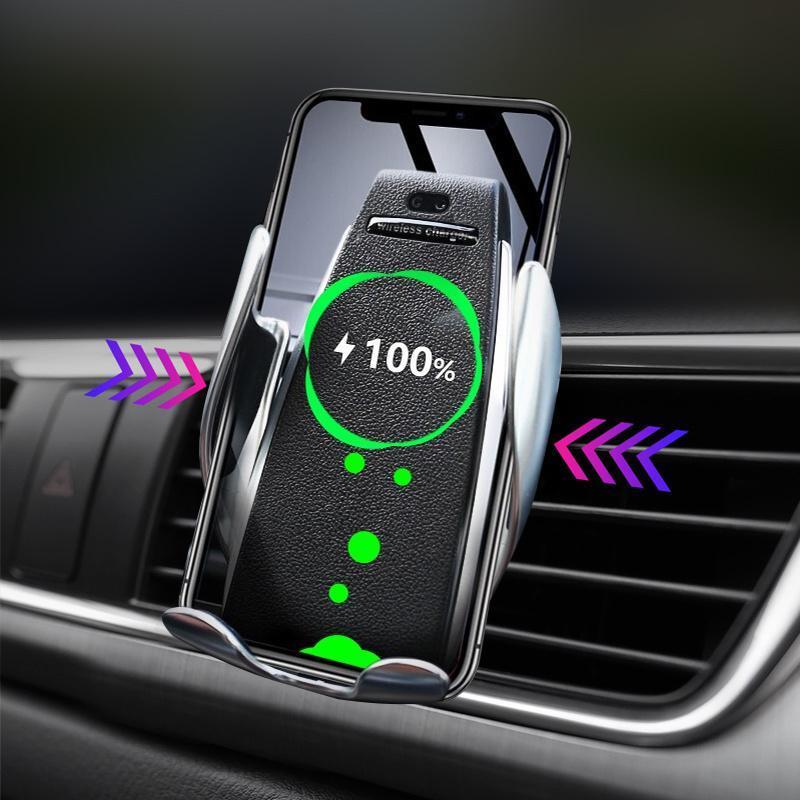 Automatic clamping Wireless Car Charger Mount