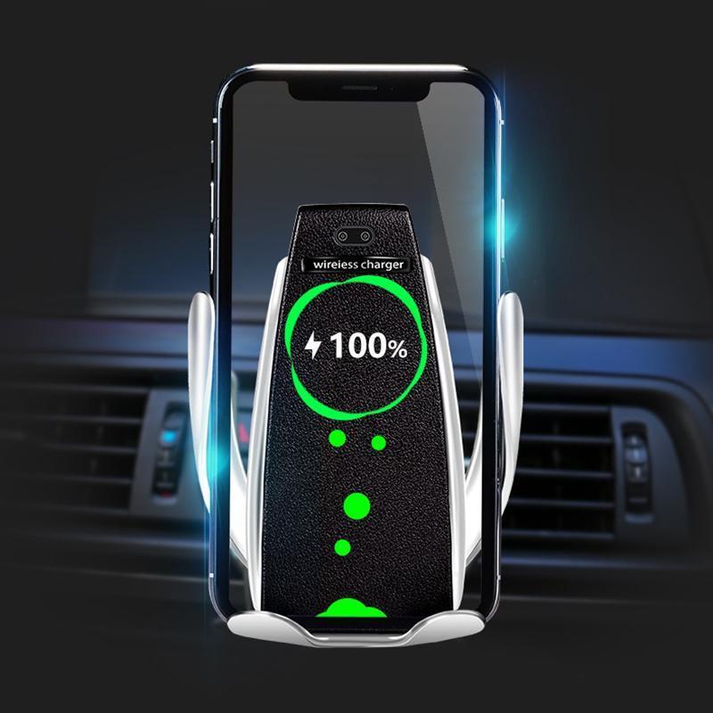 Automatic clamping Wireless Car Charger Mount