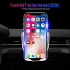 Automatic clamping Wireless Car Charger Mount