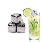 Stainless Steel Ice Cubes - Reusable Chilling Stones and Beer Coolers