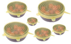 6-piece Set Flexible Silicone Lid