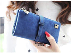 New Winter Fashion Trends Pumping Frosted Multi-card position two fold wallet