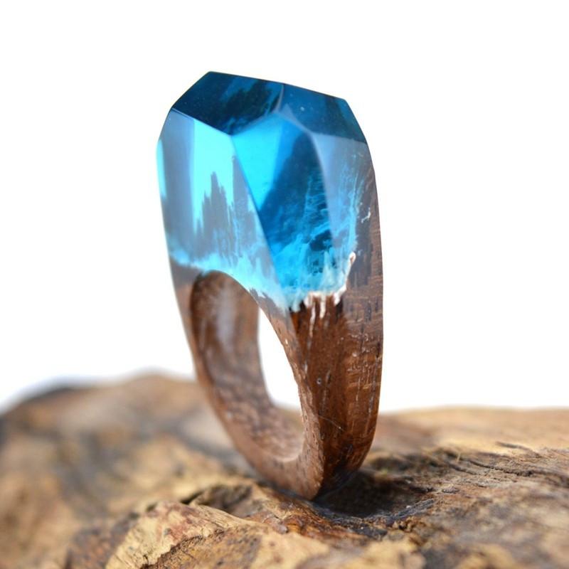 Siberia - Custom Wood Resin Rings